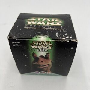 1999 TACO BELL STAR WARS EP 1 KIDS MEAL TOY JAR JAR BINKS SQUIRTER NABOO MISB
